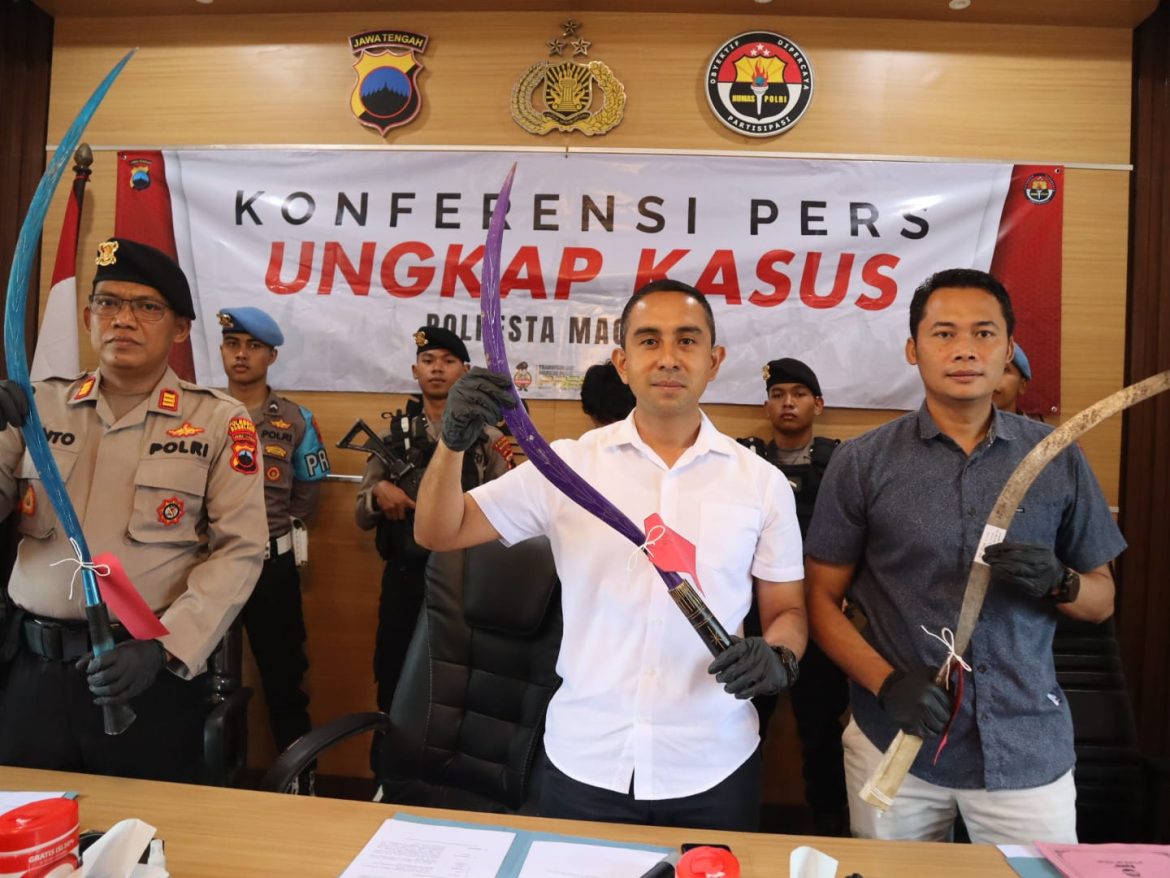 Bergerak Cepat Polresta Magelang Bekuk Pelaku Kenakalan Remaja.
