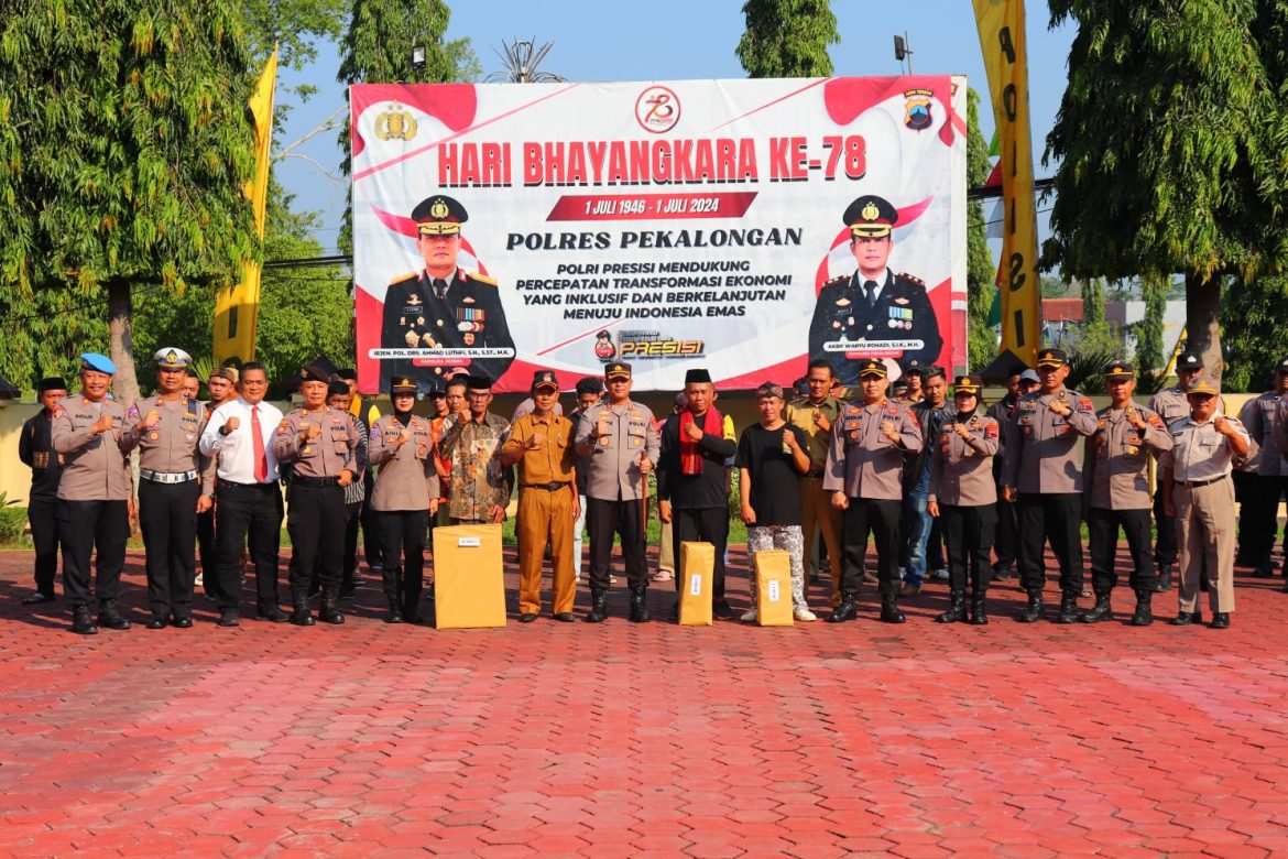 Apel Kasat Kamling, Kapolres Pekalongan : Solidaritas Warga Adalah Kunci Kesuksesan Penyelenggaraan Satkamling