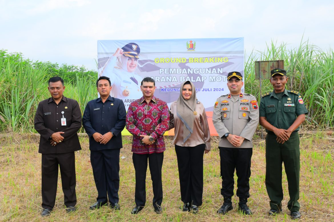 Bupati Fadia Ground Breaking Pembangunan Sarana Balap Motor