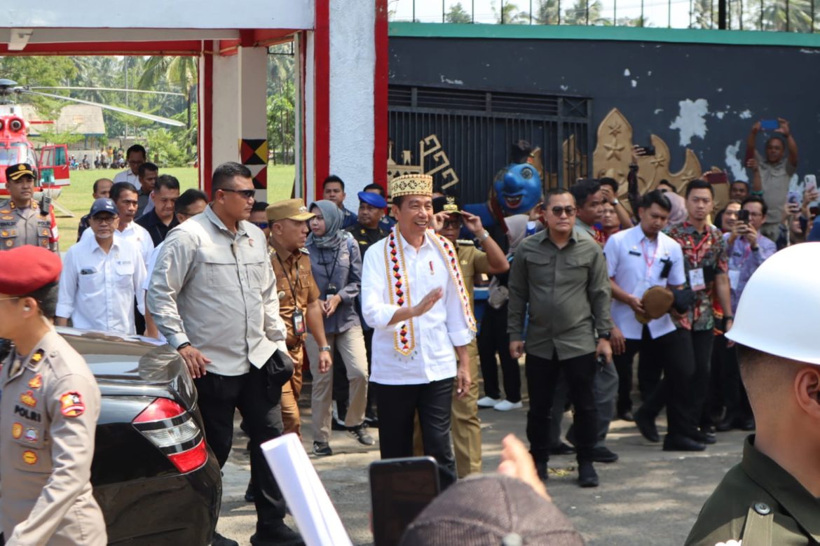 Hari Kedua di Provinsi Lampung, Presiden Jokowi Kunjungi Lampung Barat dan Kabupaten Tanggamus