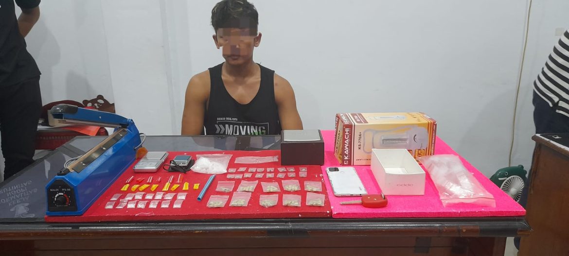 Tim Onion Sat Res Narkoba Polres Bangka berhasil tangkap DP als Rico dengan Narkotika jenis shabu seberat 45.03 gram