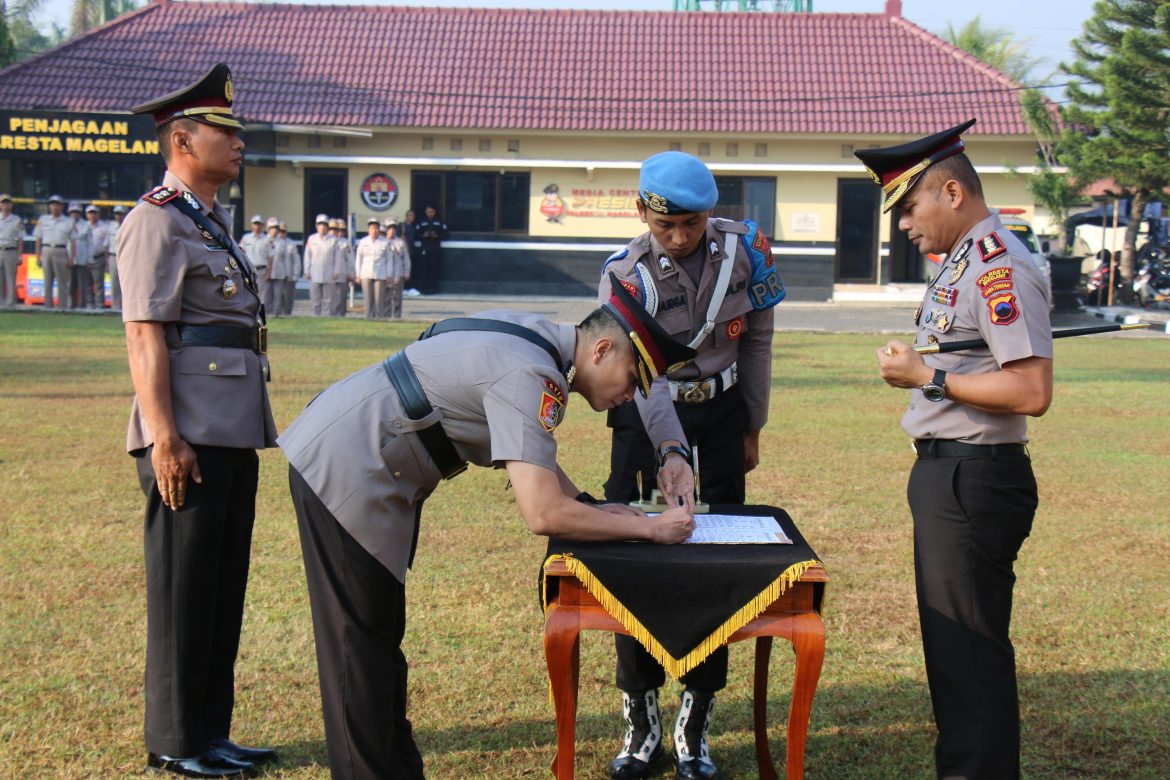 Jabatan Waka Polresta Magelang Diserah Terimakan