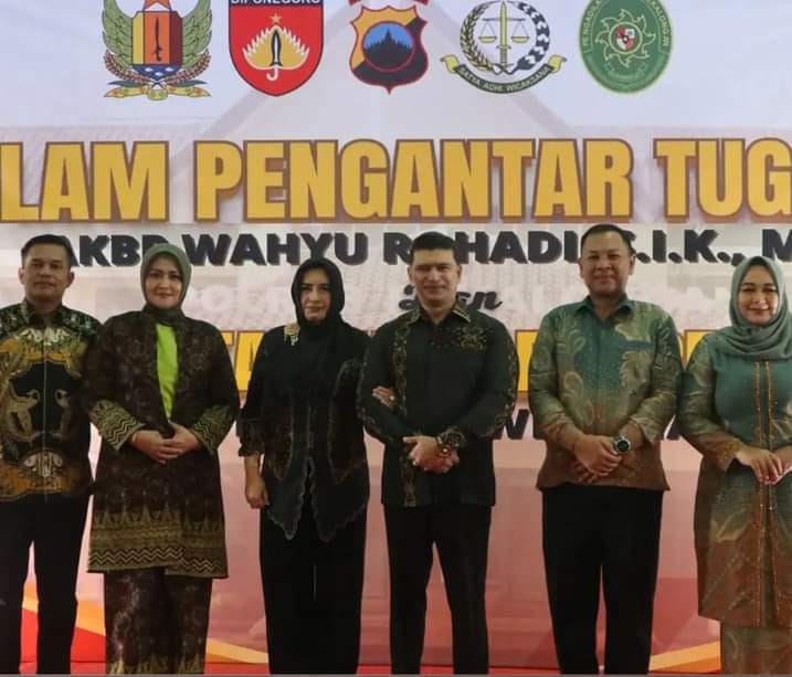 Bupati Fadia Hadiri Lepas dan Sambut Kapolres Pekalongan
