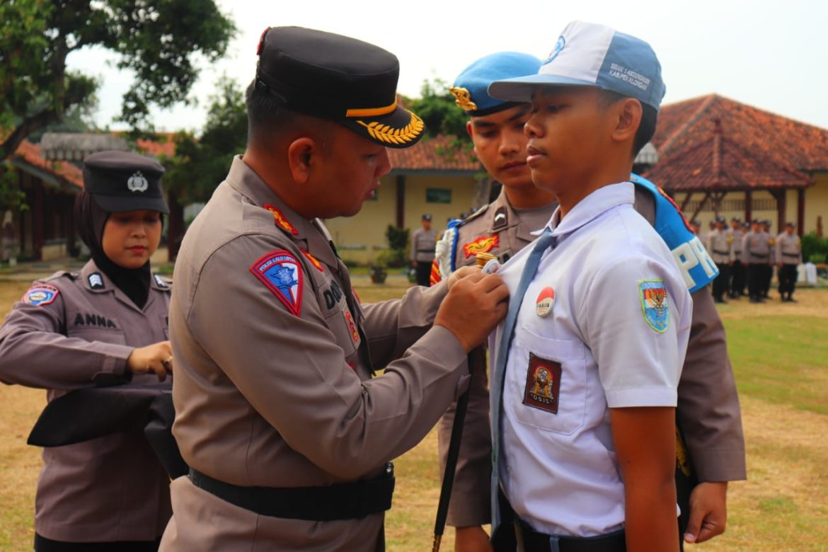 Cegah Bullying di Lingkungan Sekolah, Kapolres Pekalongan Pimpin Apel Besar Patroli Keamanan Sekolah (PKS)