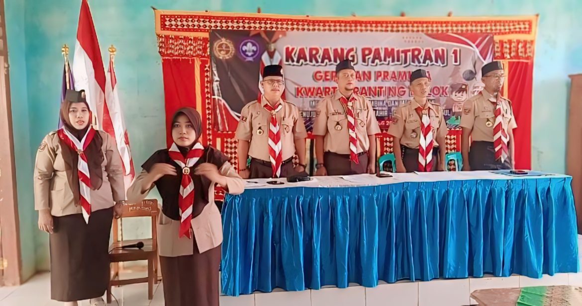 Kwartir Ranting Bulok Gelar Karang Pamitran Pertama Kali Di Kecamatan Bulok