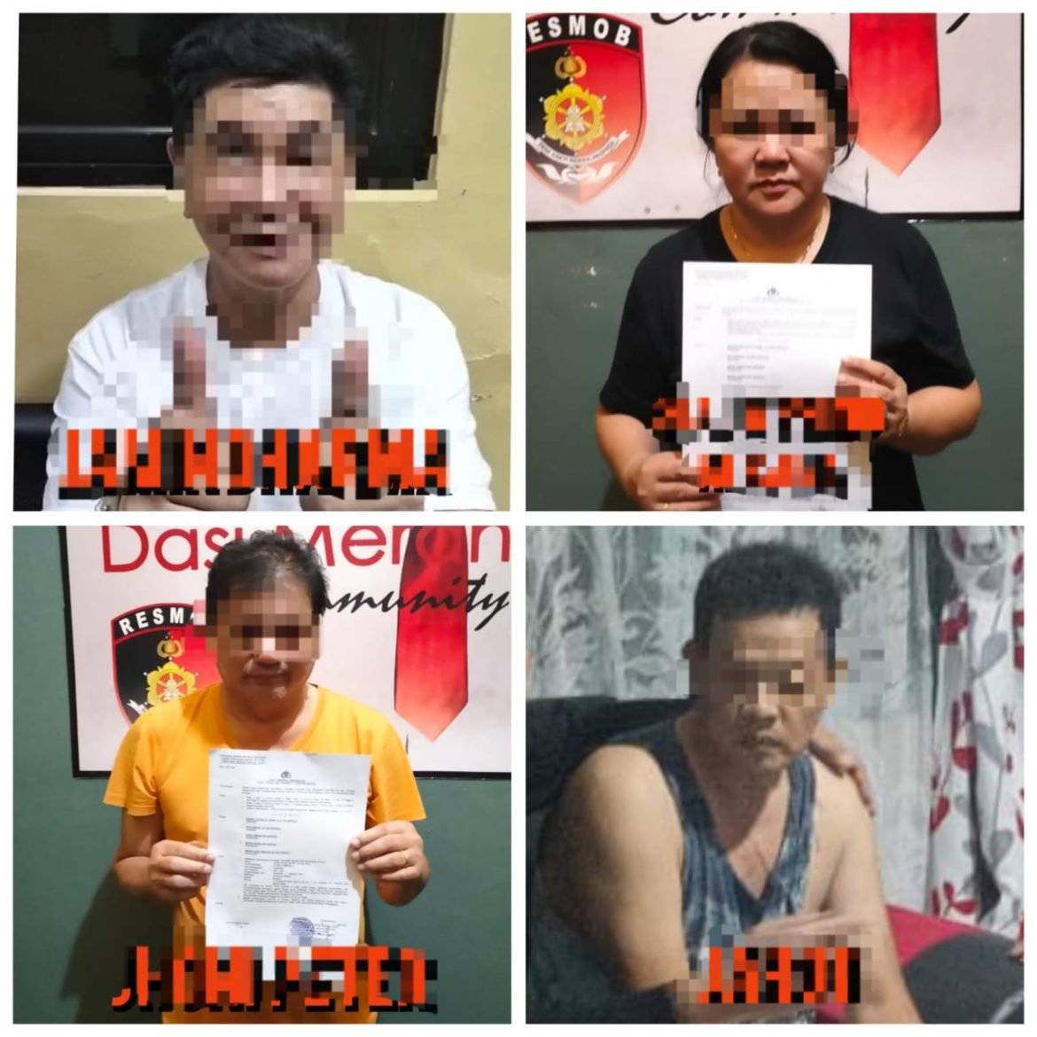 Polda Babel Bongkar Sindikat Penipuan Senilai 3,5 Miliyar Rupiah, 4 Pelaku Dan Barang Bukti Diamankan Di 3 Lokasi Berbeda