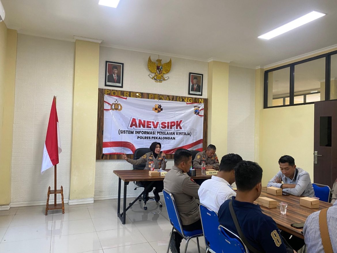 BAG SDM Polres Pekalongan Laksanakan Anev Aplikasi SIPP 2.0 dan SIPK T.A. 2024
