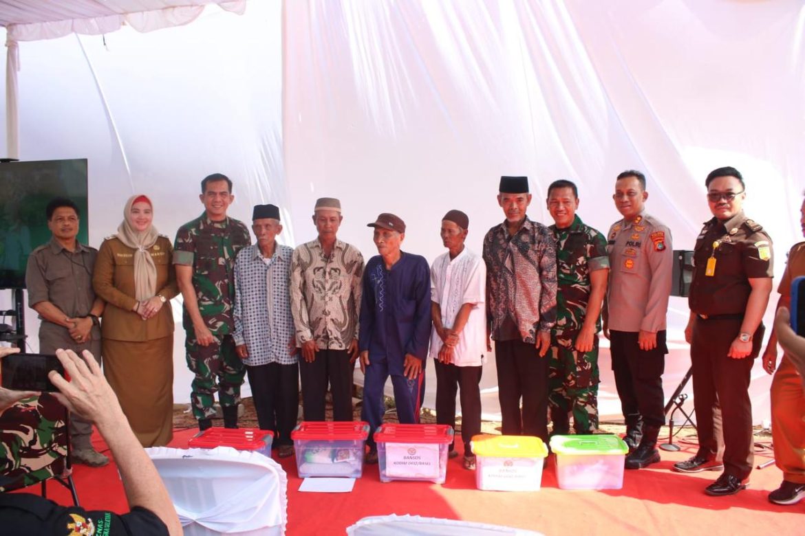 Danrem 045/Gaya Ikuti Peresmian 2.664 titik Air di Seluruh Wilayah Indonesia Secara Virtual