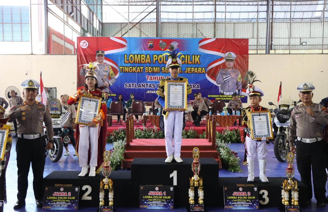 Ini Para Pemenang Lomba Polisi Cilik Sambut Hari Bhayangkara ke 78 Polres Jepara