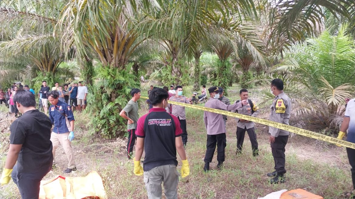 Polsek Pemali dan Polsek Merawang Evakuasi Penemuan Mayat.