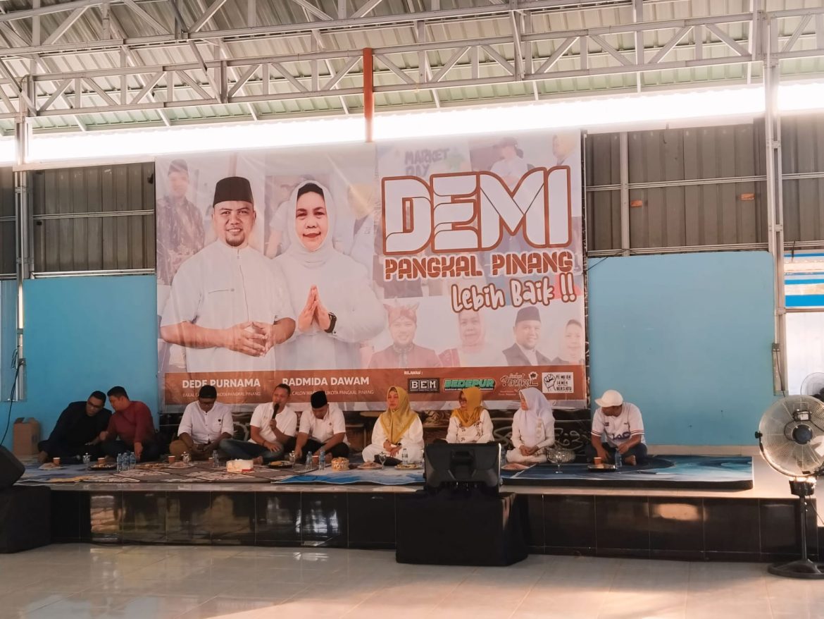 Menanti Rekomendasi Partai: Ustadz Dede dan Radmida Siap Bertarung di Pilwako Pangkalpinang