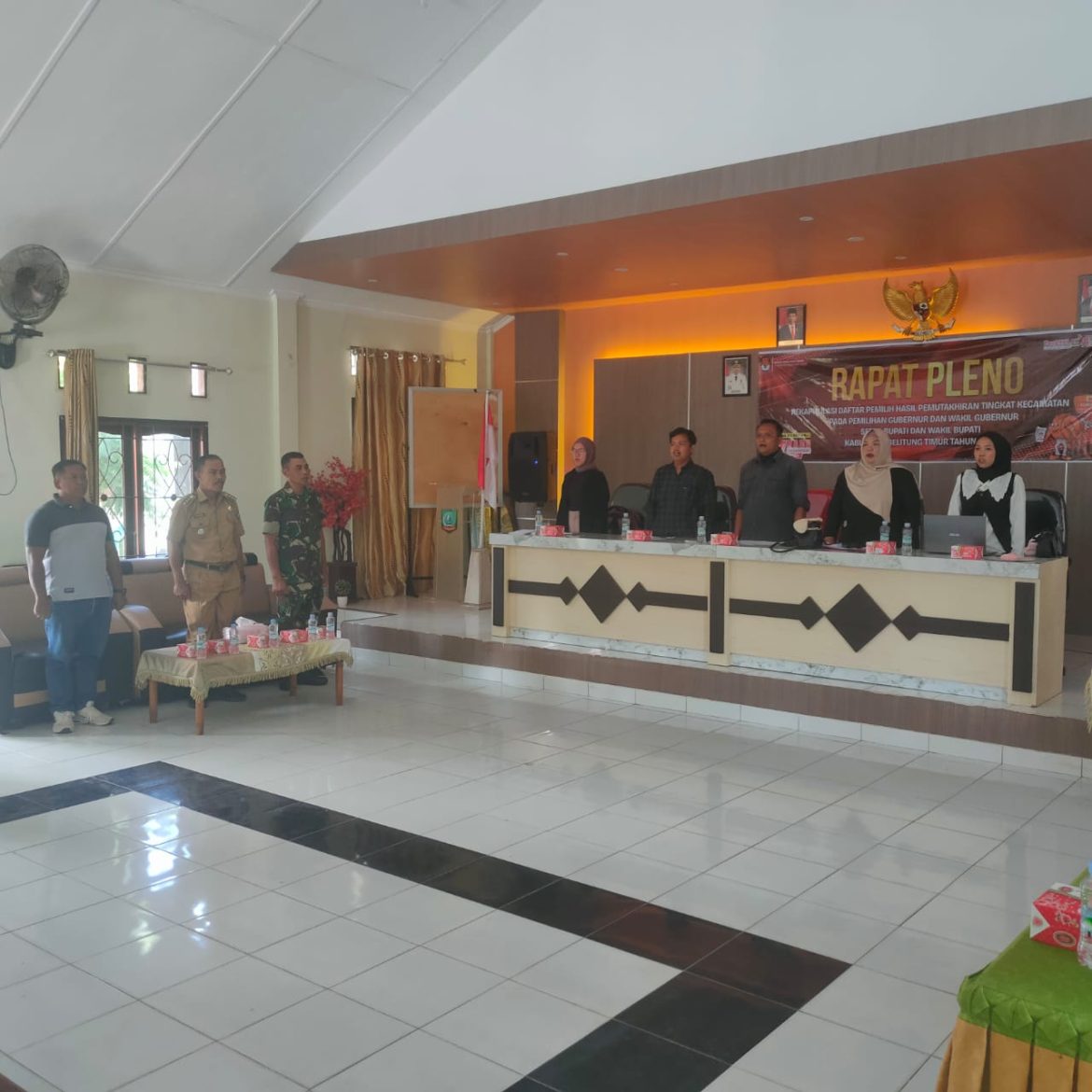 kegiatan Koramil 414- 03/ Gantung Pada Hari Senin 05 Agustus 2024.