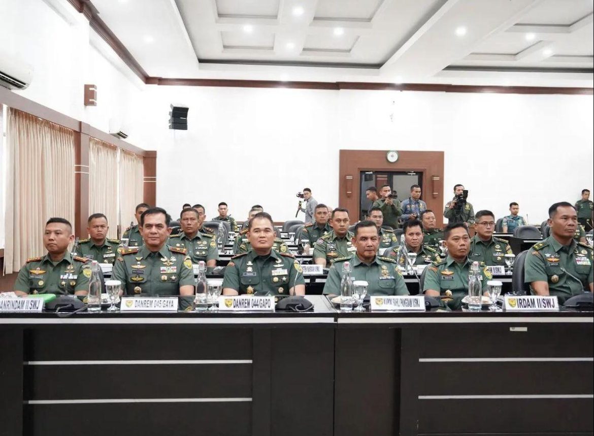 Danrem 045/Gaya Hadiri Taklimat Akhir Audit Itjen TNI Periode III TA 2024