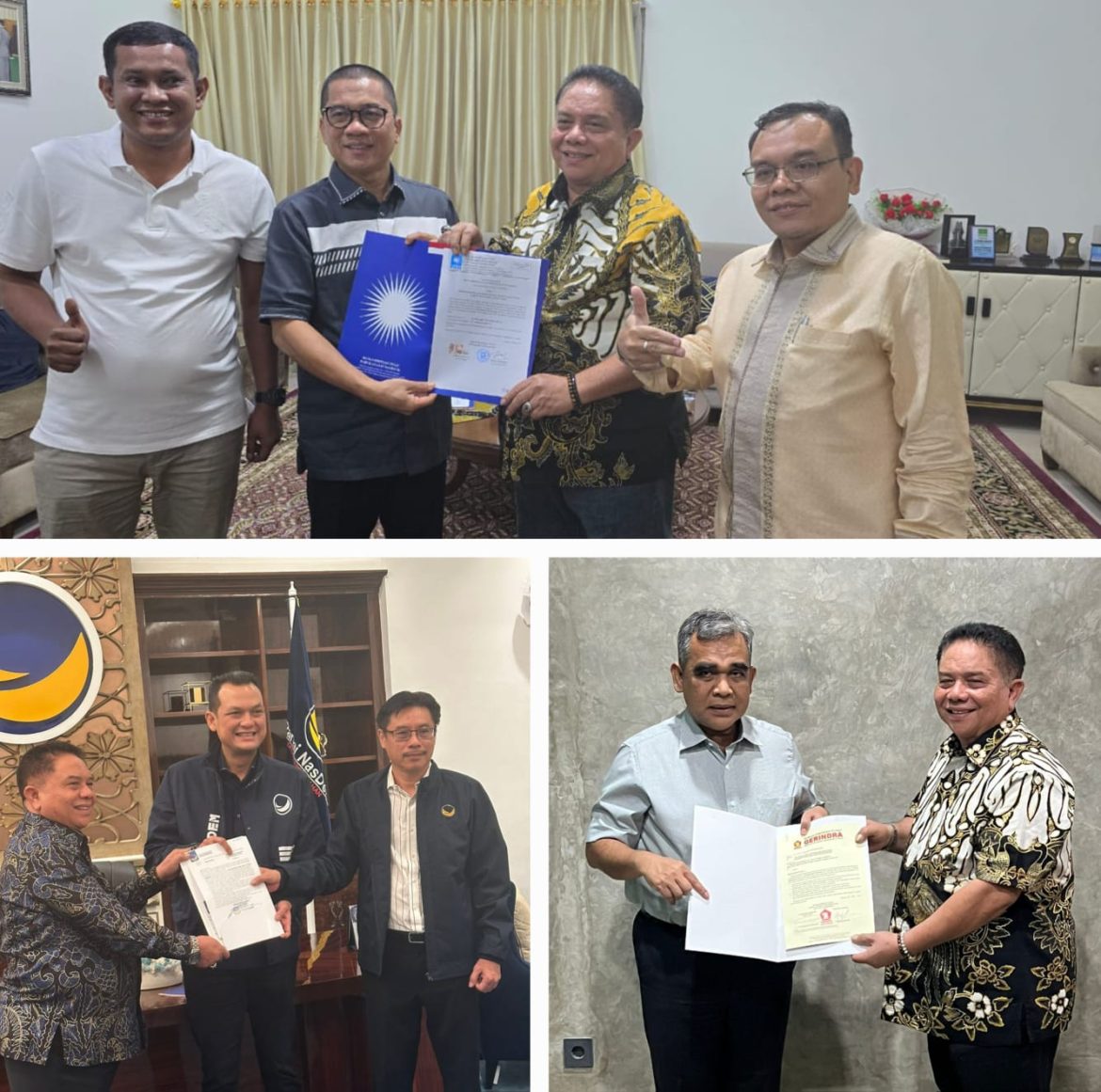 Pasangan Balon Bupati Hamsiruddin Siregar Dan Purba Hasibuan Peroleh Rekomendasi 3 Partai Dengan 6 Kursi, Harahapan Masyarakat Paluta Untuk Perubahan Kini Mulai Tampak 