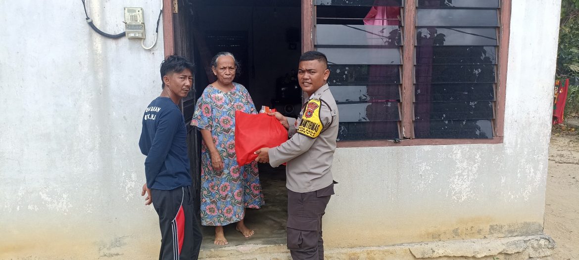 Polsek Belinyu Lakukan Kegiatan Jum’at Berkah