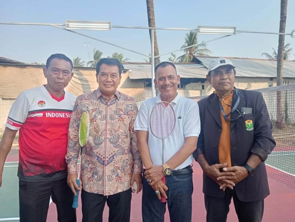 Sambut HUT RI ke 79, Maesyal Rasyid Adakan Turnamen Badminton di Desa Kohod