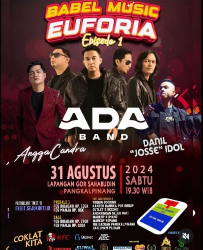 Persiapan Matang, Babel Music Euforia dan KBO Babel Siap Sukseskan Konser 31 Agustus