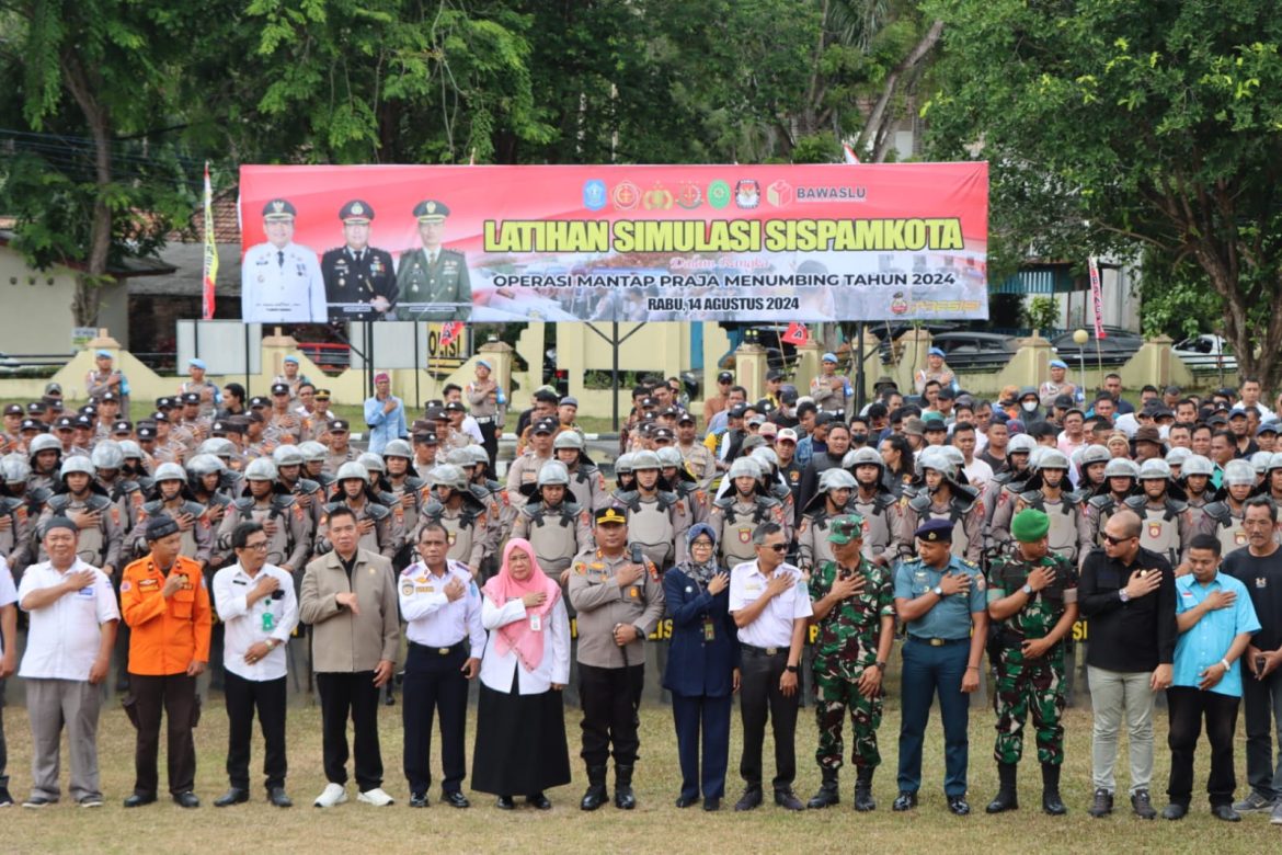 Polres Bangka Lakukan Kegiatan Sispamkota.