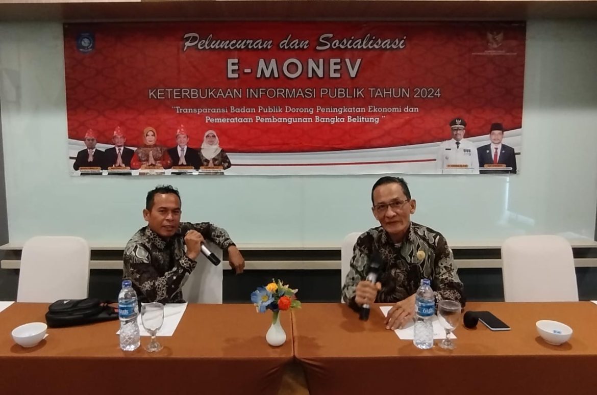 Meningkatkan Keterbukaan Informasi, KI Babel Sosialisasikan E-MONEV di Belitung