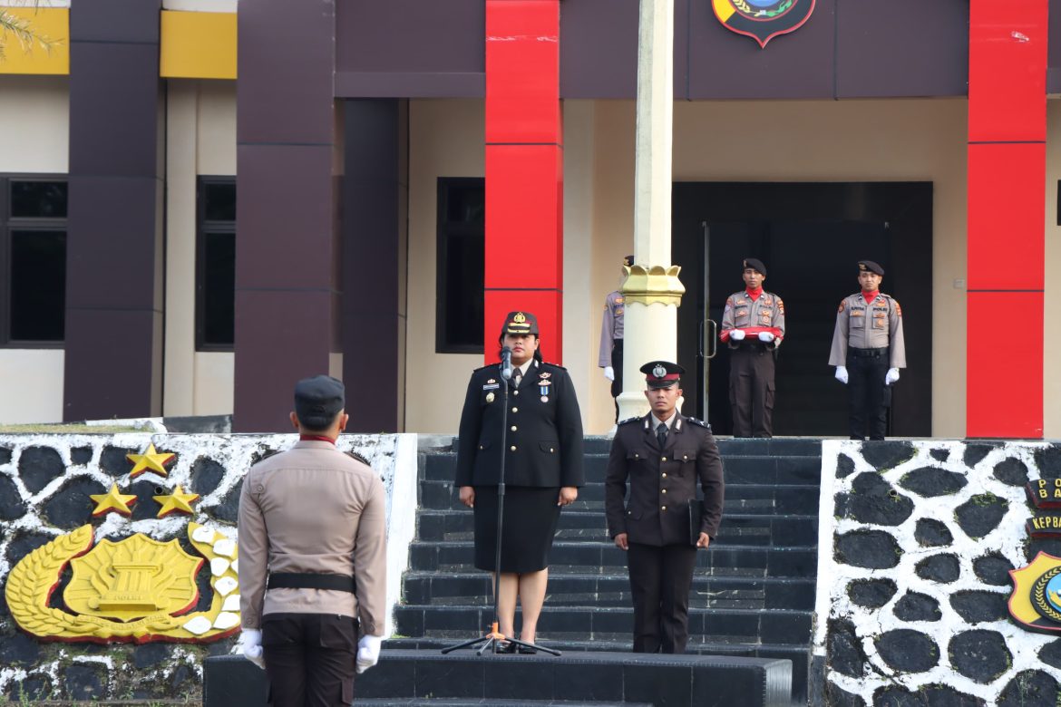 Polres Bangka Melaksanakan Upacara Peringatan Hari Kemerdekaan RI Ke-79.