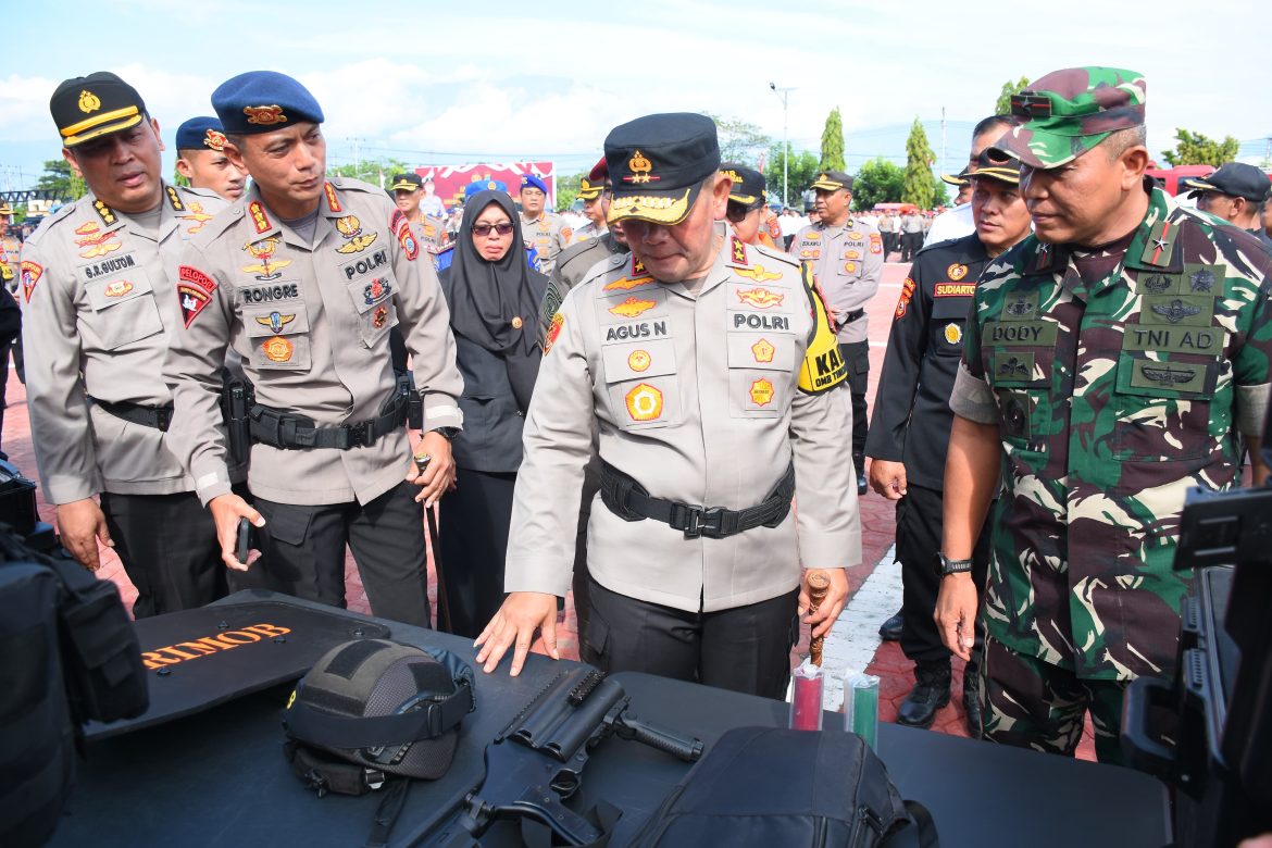 Terjunkan 6.729 Personel, Kapolda Sulteng Tekankan Pentingnya Sinergitas Sukseskan Pilkada