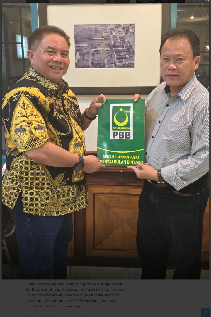 Partai Pendukung Pasangan Hamsiruddin-Purba Hasibuan Bertambah 1 Lagi, Harapan Masyarakat Untuk Perubahan Paluta Tambah Kuat 