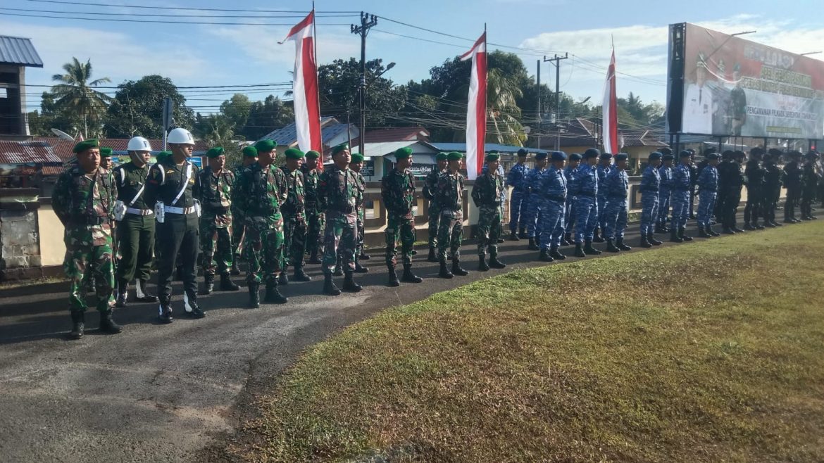 Apel Pengamanan Pilkada Tahun 2024 Dihadiri Dandim 0414 Belitung