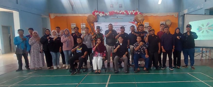Terkait Pemilihan Serentak Tahun 2024,Dihadiri Babinsa Kecamatan Simpang Pesak