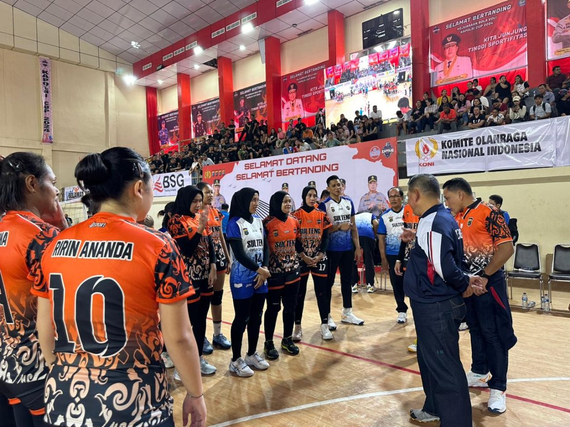 Hempaskan Sulut 3-0, Tim Voli Putri Polda Sulteng Hadapi Sultra Siang Ini di Manado