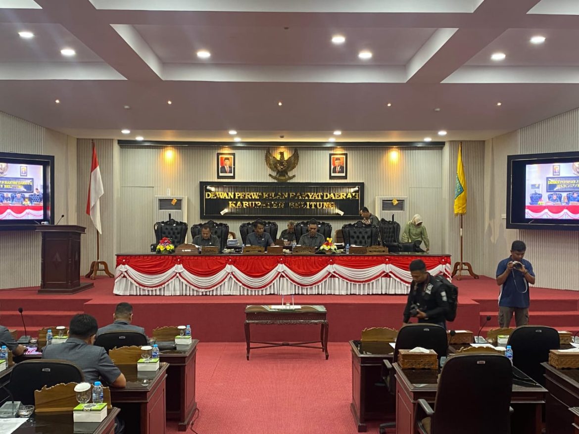 Dandim 0414/Belitung Hadiri Rapat Paripurna XXXIV DPRD Kabupaten Belitung