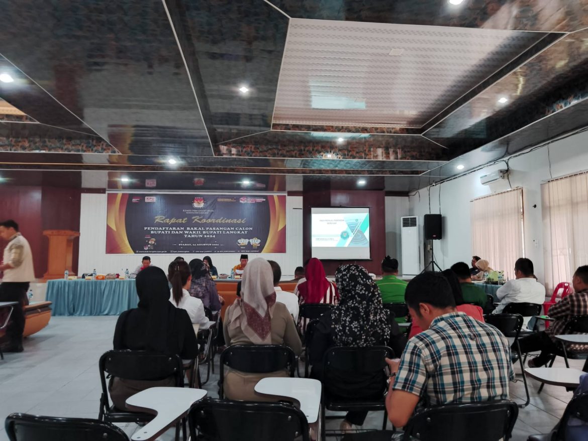 Kapolres Langkat Hadiri Rapat Koordinasi Persiapan Pencalonan Bupati dan Wakil Bupati Langkat 2024.