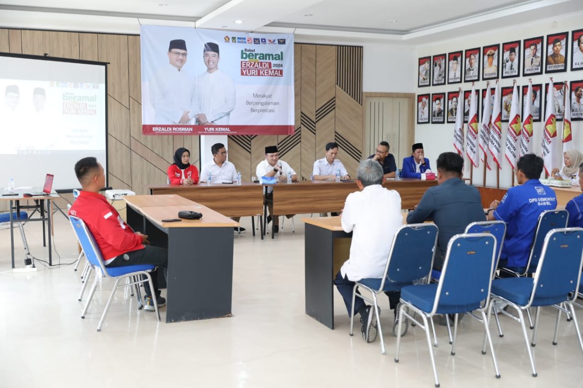 Partai Gerindra Resmi Serahkan Dokumen B-1 KWK kepada Pasangan Calon di Babel