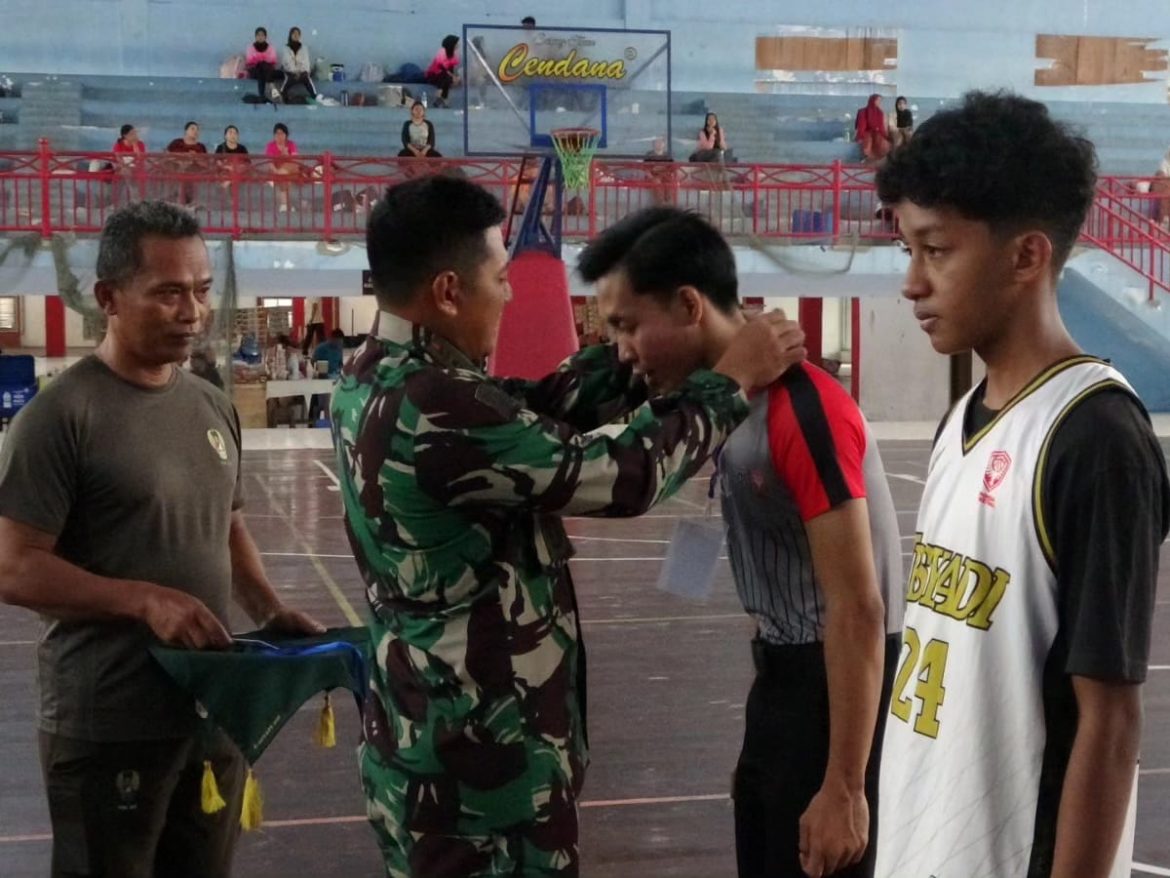 HUT Korem 071/Wijayakusuma, Kodim 0710/Pekalongan Gelar Tournament Bola Basket Tingkat SD dan SMP 