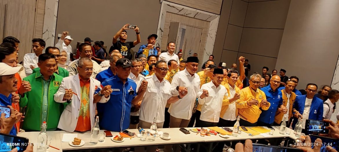 Rudi Susmanto Dan Jaro Ade Buat Pertemuan Kini Resmi Berkoalisi