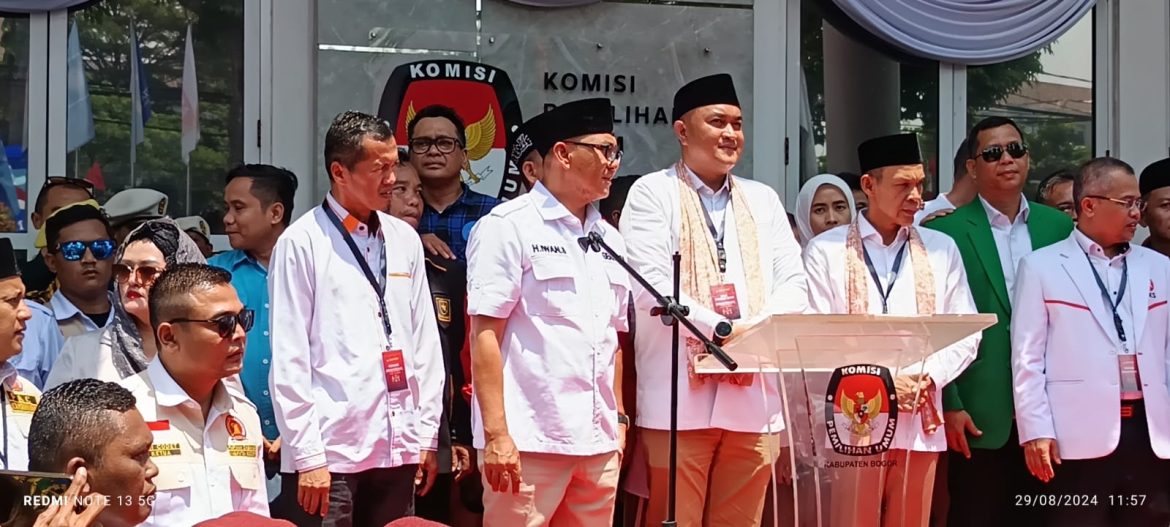 Rudy Susmanto dan Jaro Ade Selesai Mendaftarkan Diri diKPU