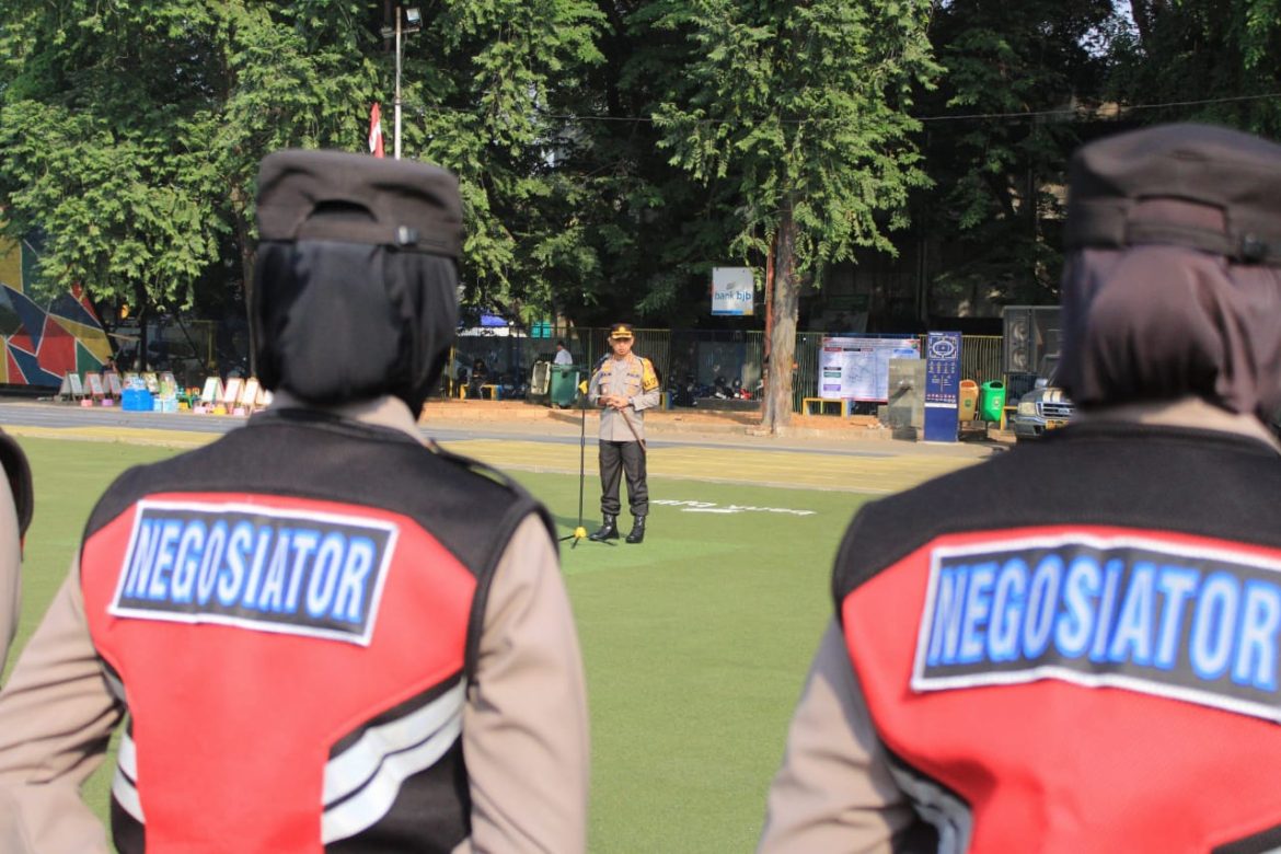 530 Personil Gabungan Amankan Pendaftaran Cakada di KPU Kota Tangerang