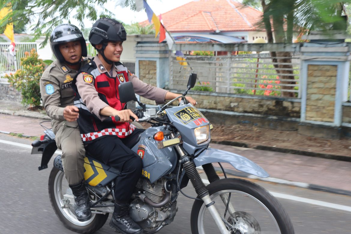 Jaga dan Pelihara Situasi Kamtibmas, Polres Bangka Lakukan Patroli Tiga Pilar.