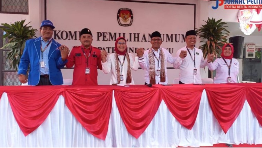 Resmi Daftar, Pasangan Nina-Tobroni Cabup-Cawabup Kabupaten Indramayu