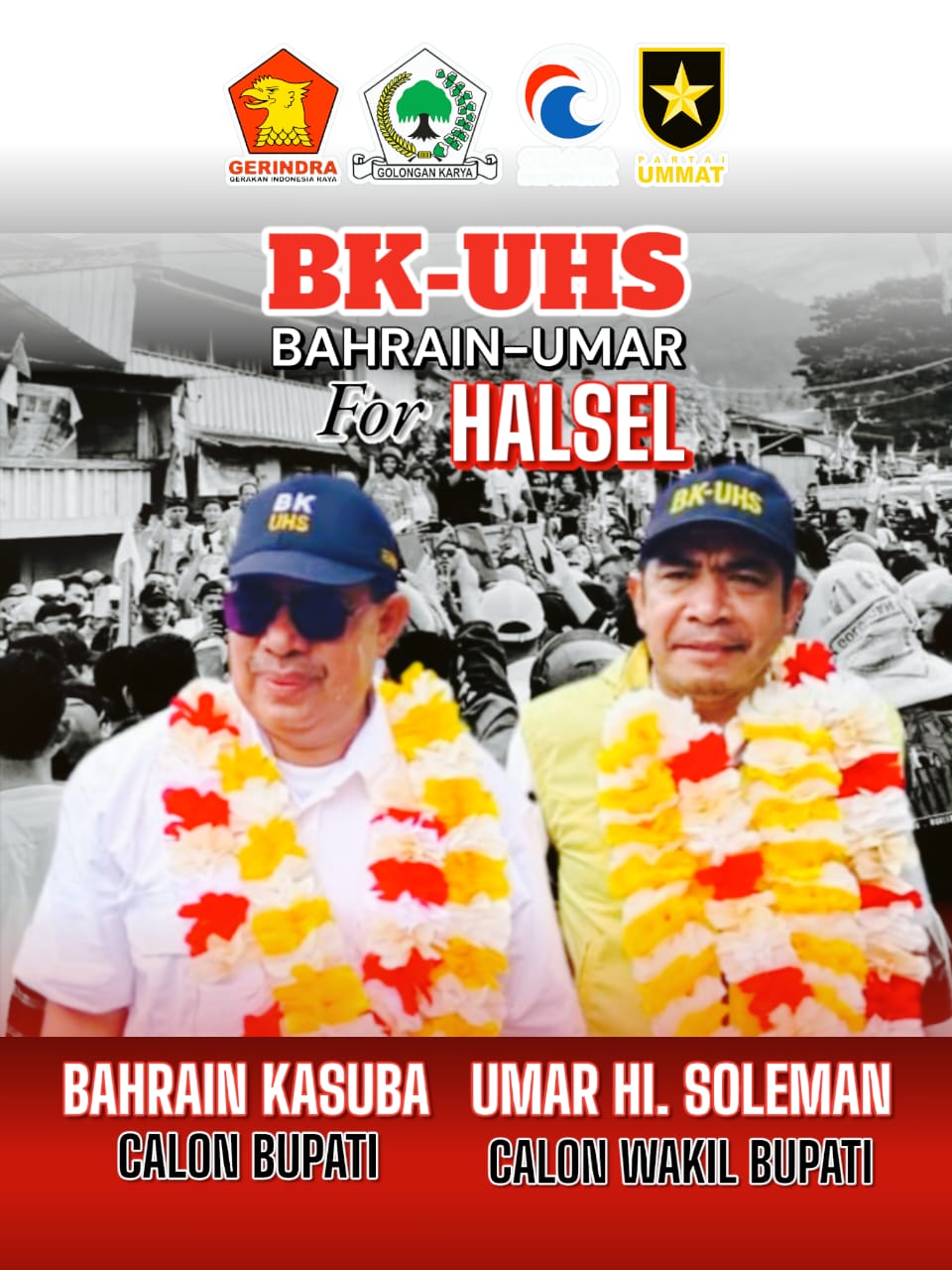 Matang di Dunia Politik, BK-UHS Selamat Dari Upaya Penjegalan Lawan Untuk Gagalkan Maju Di Pilkada Halsel