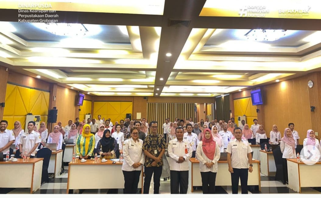 Dinas Kearsipan dan Perpustakaan Daerah Kabupaten Grobogan Sukses Adakan Bintek Aplikasi SRIKANDI