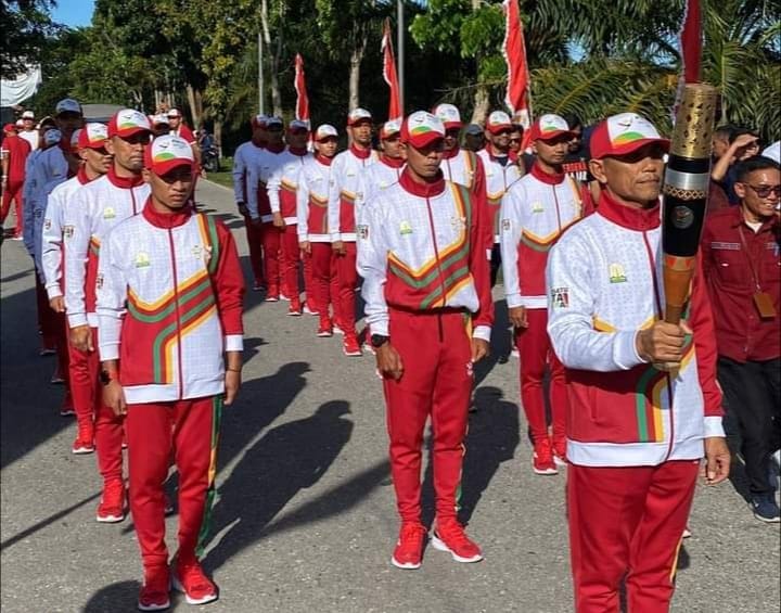 Pemkab. Aceh Singkil Sambut Dengan Antusias Kedatangan Rombongan Pembawa Api PON Aceh -Sumut ke-XXI Tahun 2024