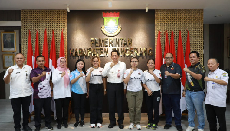 PJ Bupati Tangerang Lepas Atlet Menembak ke Ajang PON