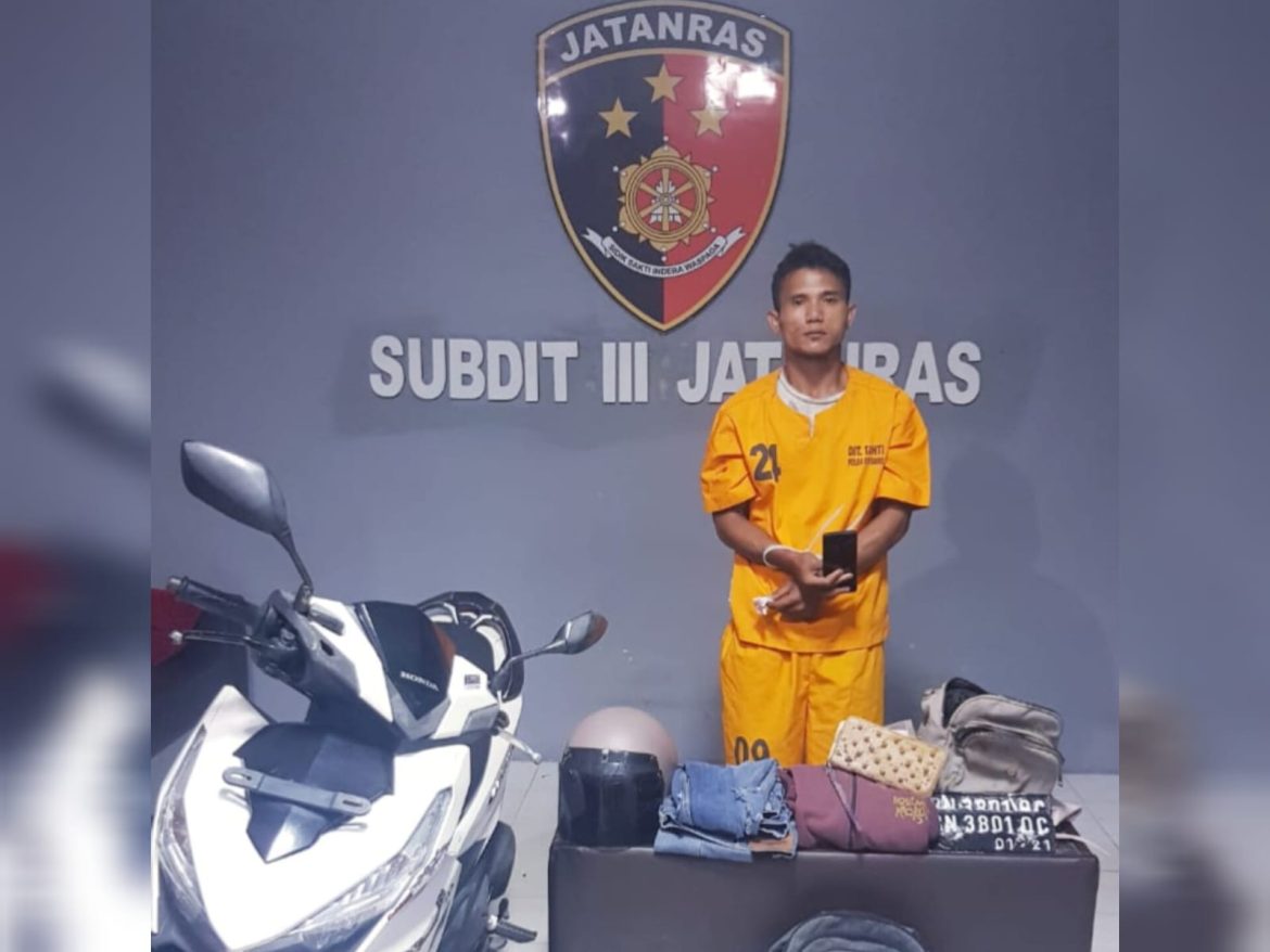 Seorang Residivis Curat Diringkus Tim Jatanras Polda Babel Saat Hendak Kabur Ke Palembang, Akui Aksinya Dilakukan Di 11 TKP