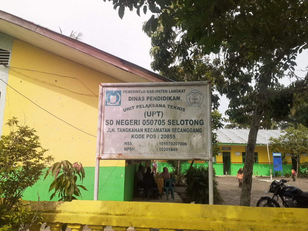 SDN 050705 Selotong Butuh Perhatian dari DPRD dan Rehab Berat Dari Dinas Pendidikan Kabupaten Langkat.