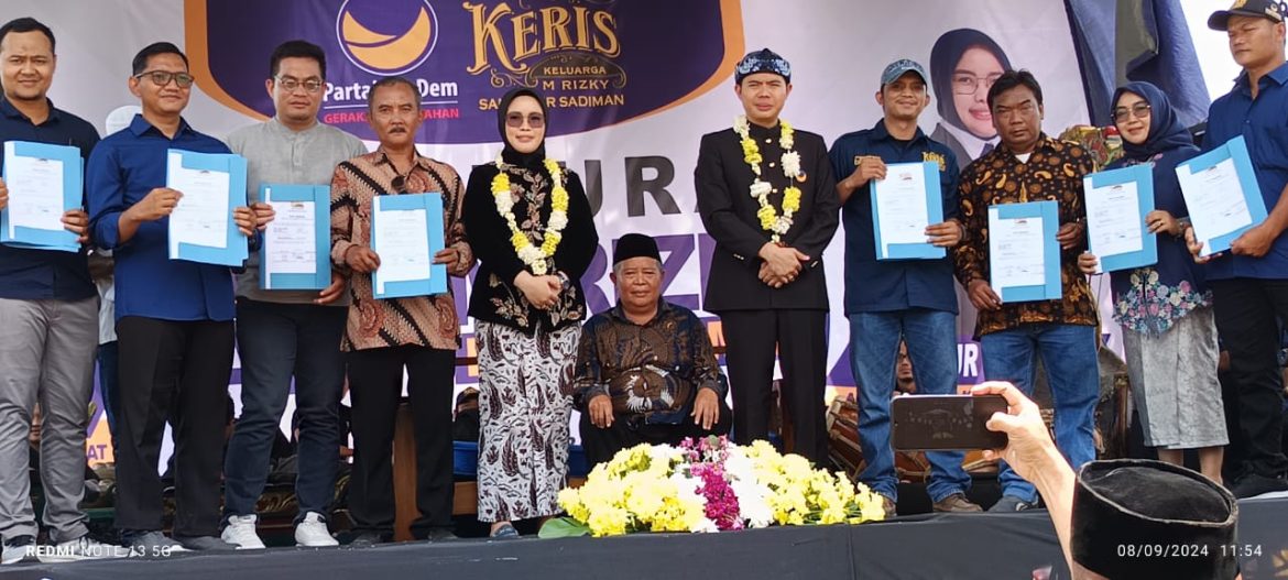 M.Rizky Anggota DPRD Provinsi Jawa Barat Dan Santi Nur Sadiman Anggota DPRD Kabupaten Bogor Gelar Tasyakuran