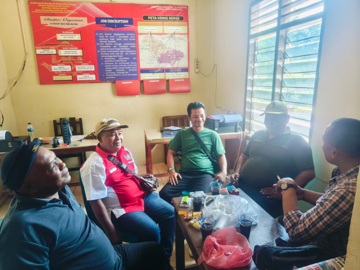 IPDA IHSAN Sambut Rekan Pers Lingga Bayu 
