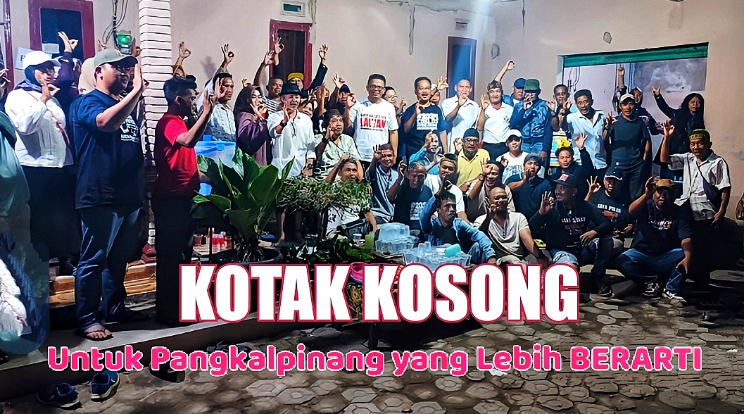 Rumah Aspirasi Kotak Kosong Diresmikan, Simbol Perlawanan Masyarakat Pangkalpinang