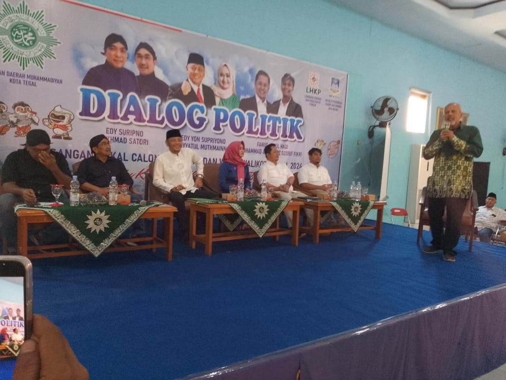 SERU..MERIAH..DAN CAIR.. DIALOG RASA “DEBAT” DARI 3 BACALON PIL WALKOT TEGAL.    