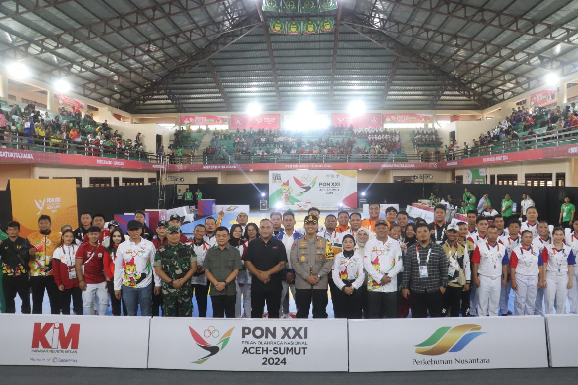 Kapolres Langkat Hadiri Pembukaan Cabor Sambo PON XXI Aceh-Sumut.