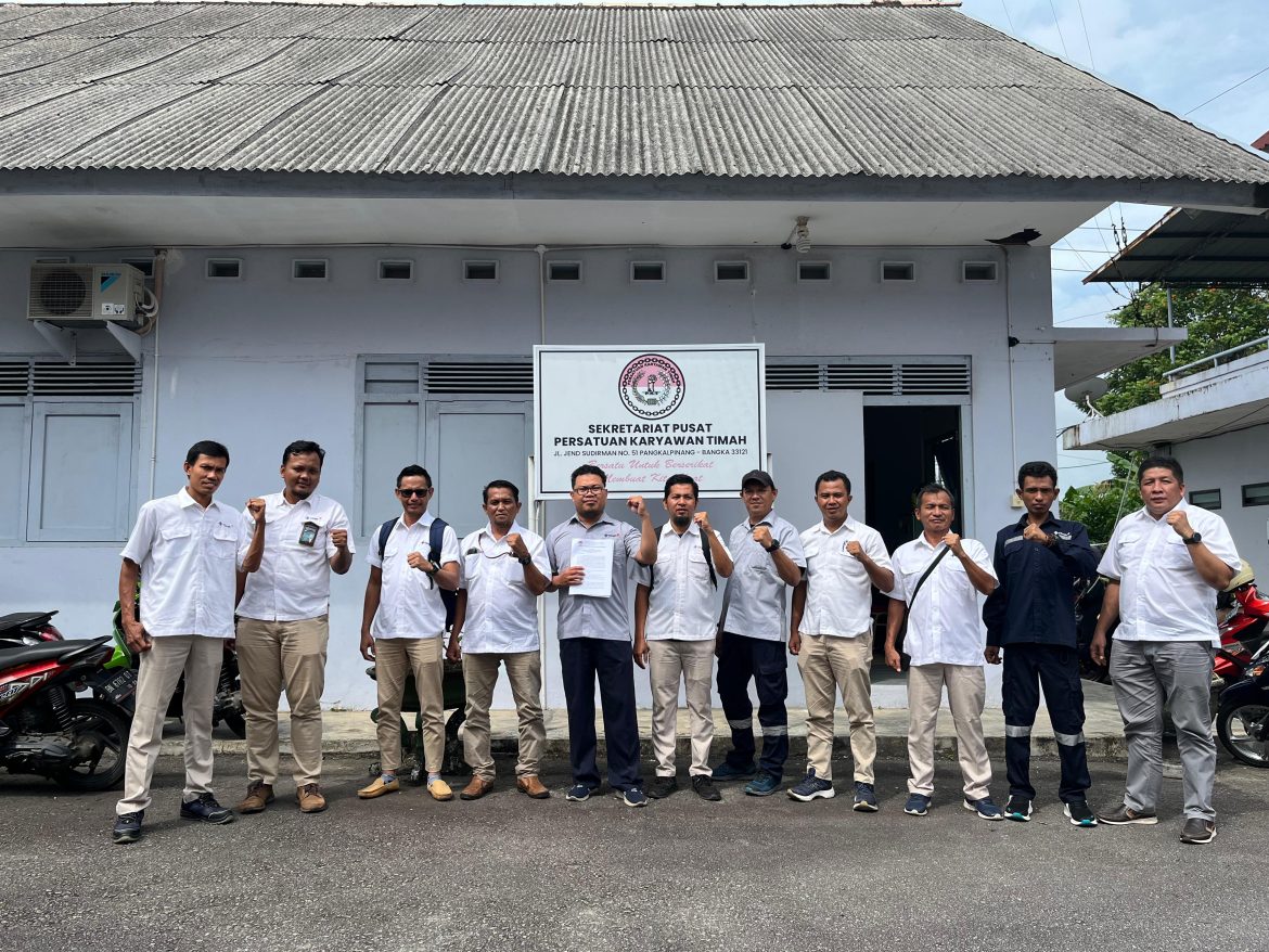 Kementerian Tenaga Kerja RI Sambut Positif Perjuangan Persatuan Karyawan Timah (PKT) yang Meminta Dipenuhinya Hak-Hak Karyawan PT Timah Tbk